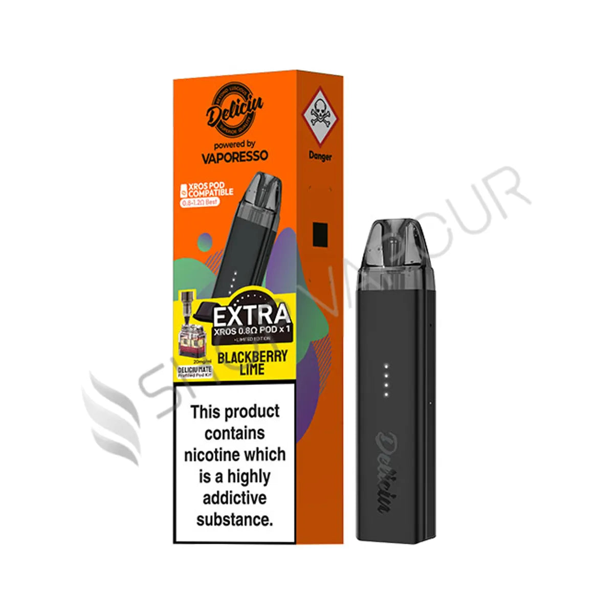 Vaporesso Deliciu Mate Vape Kit - Blackberry Lime
