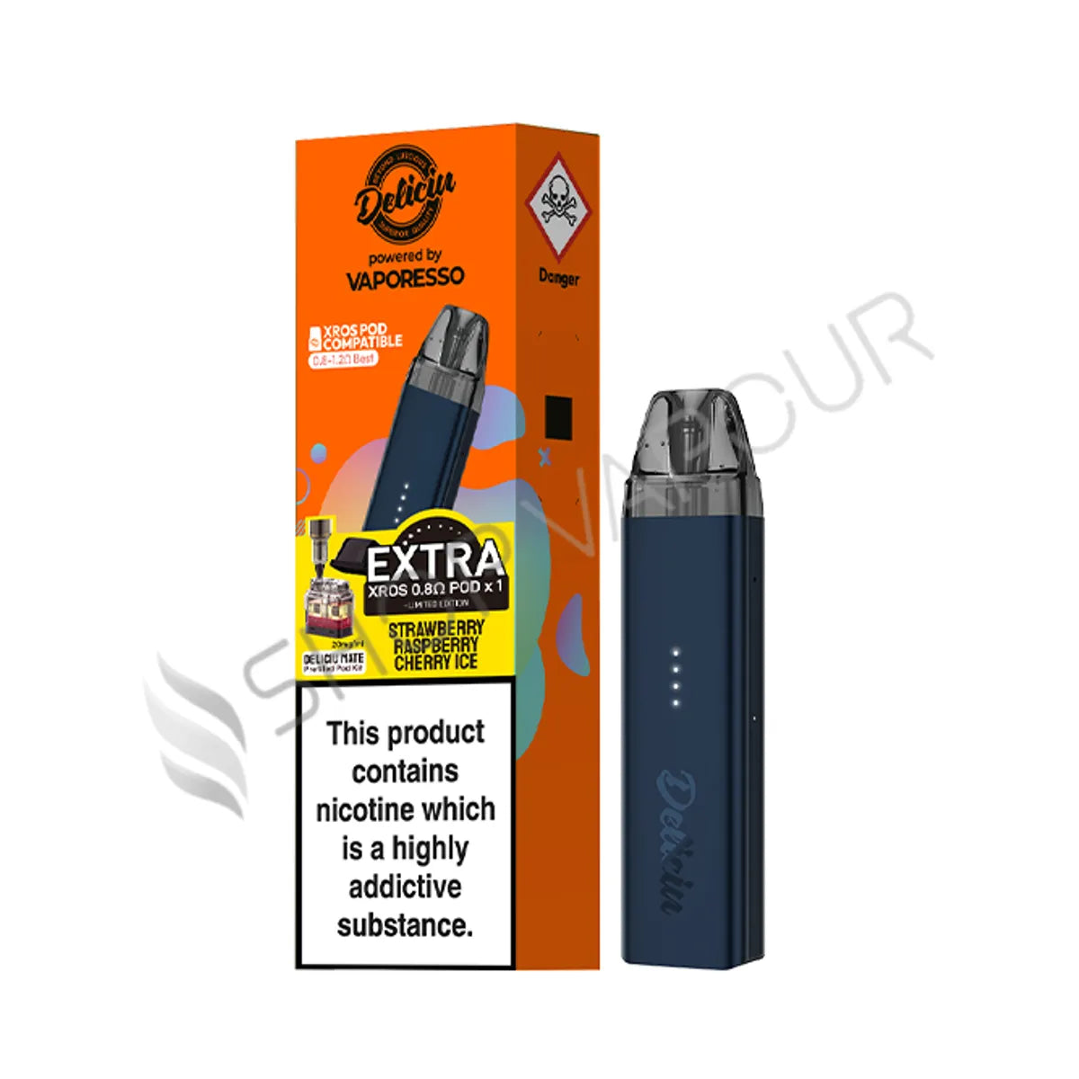 Vaporesso Deliciu Mate Vape Kit - Strawberry Raspberry Ice