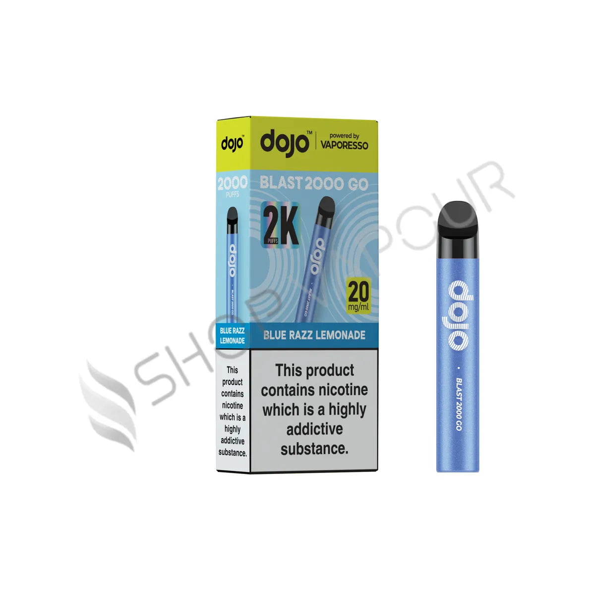 Vaporesso Dojo Blast 2000 Go Prefilled Pod Kit - Blue Razz Lemonade