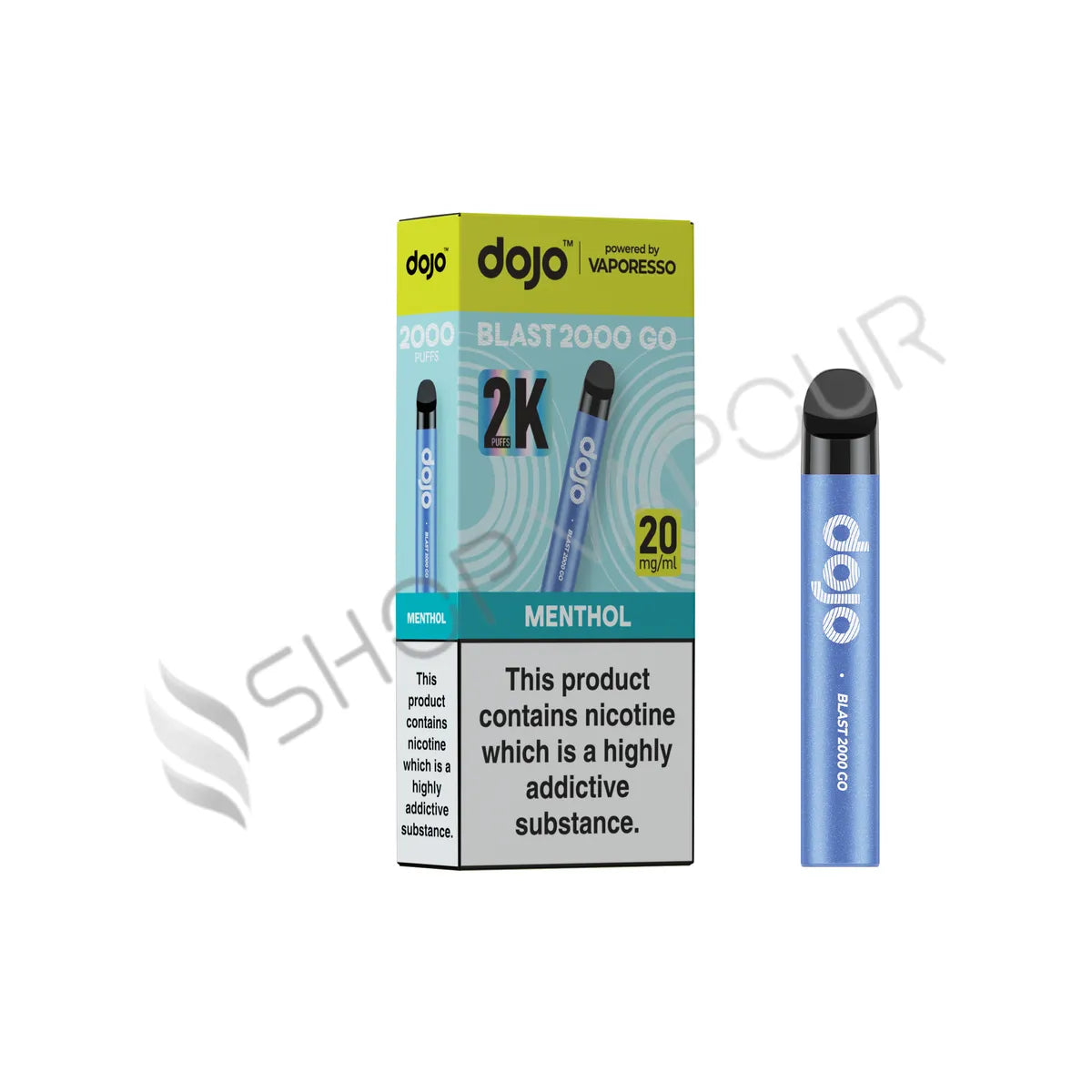 Vaporesso Dojo Blast 2000 Go Prefilled Pod Kit - Menthol