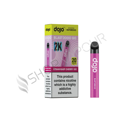 Vaporesso Dojo Blast 2000 Go Prefilled Pod Kit - Straw Rasp Cherry Ice