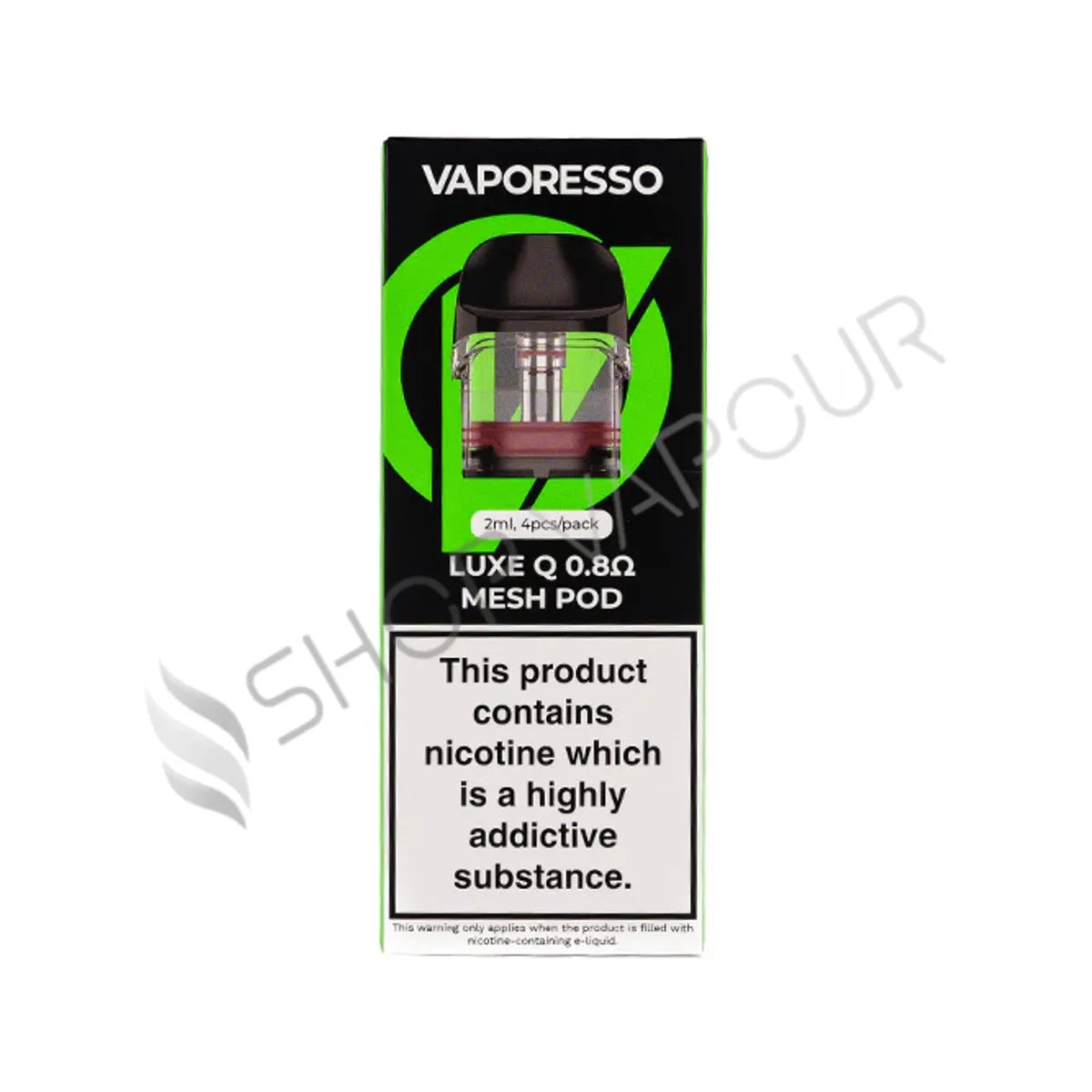Vaporesso Luxe Q Replacement Pods - 0.8 Ohm