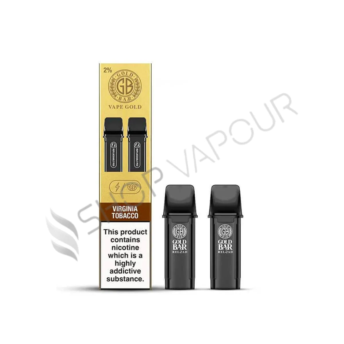 Virginia Tobacco Reload Prefilled Pods by Gold Bar