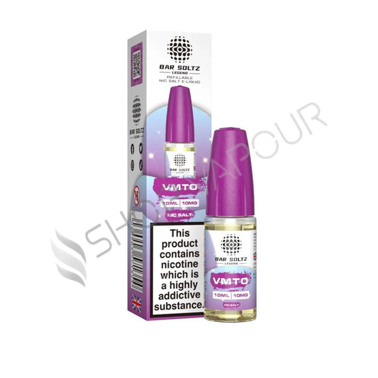 VMTO Nic Salt E-Liquid by Bar Soltz Legend