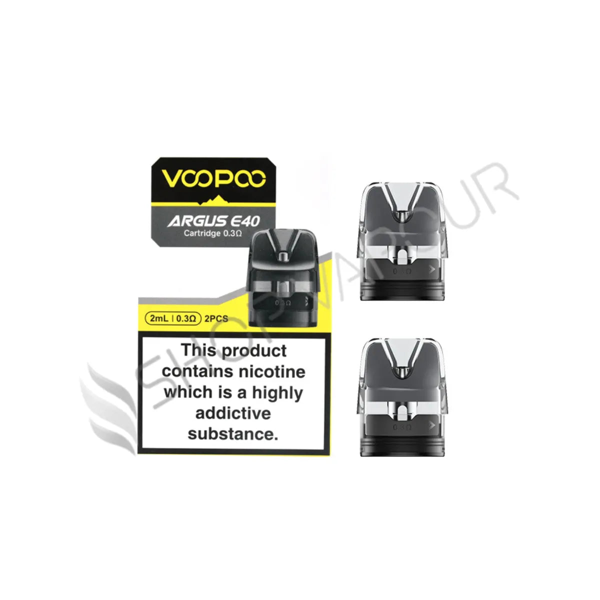 Voopoo Argus E40 Replacement Pods - 0.3 Ohms - 2ml