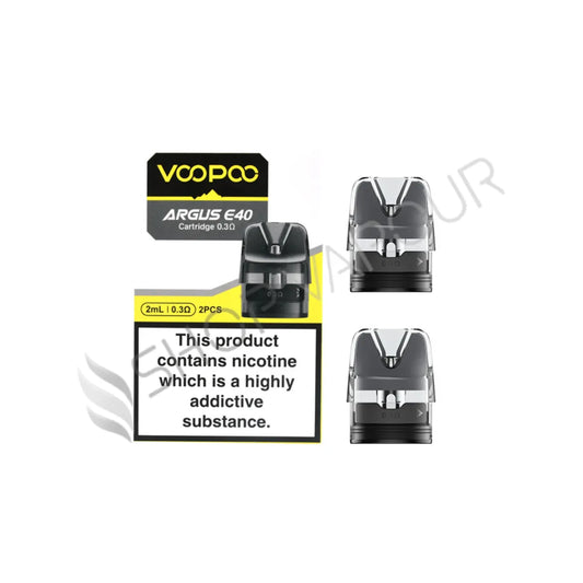 Voopoo Argus E40 Replacement Pods - 0.3 Ohms - 2ml