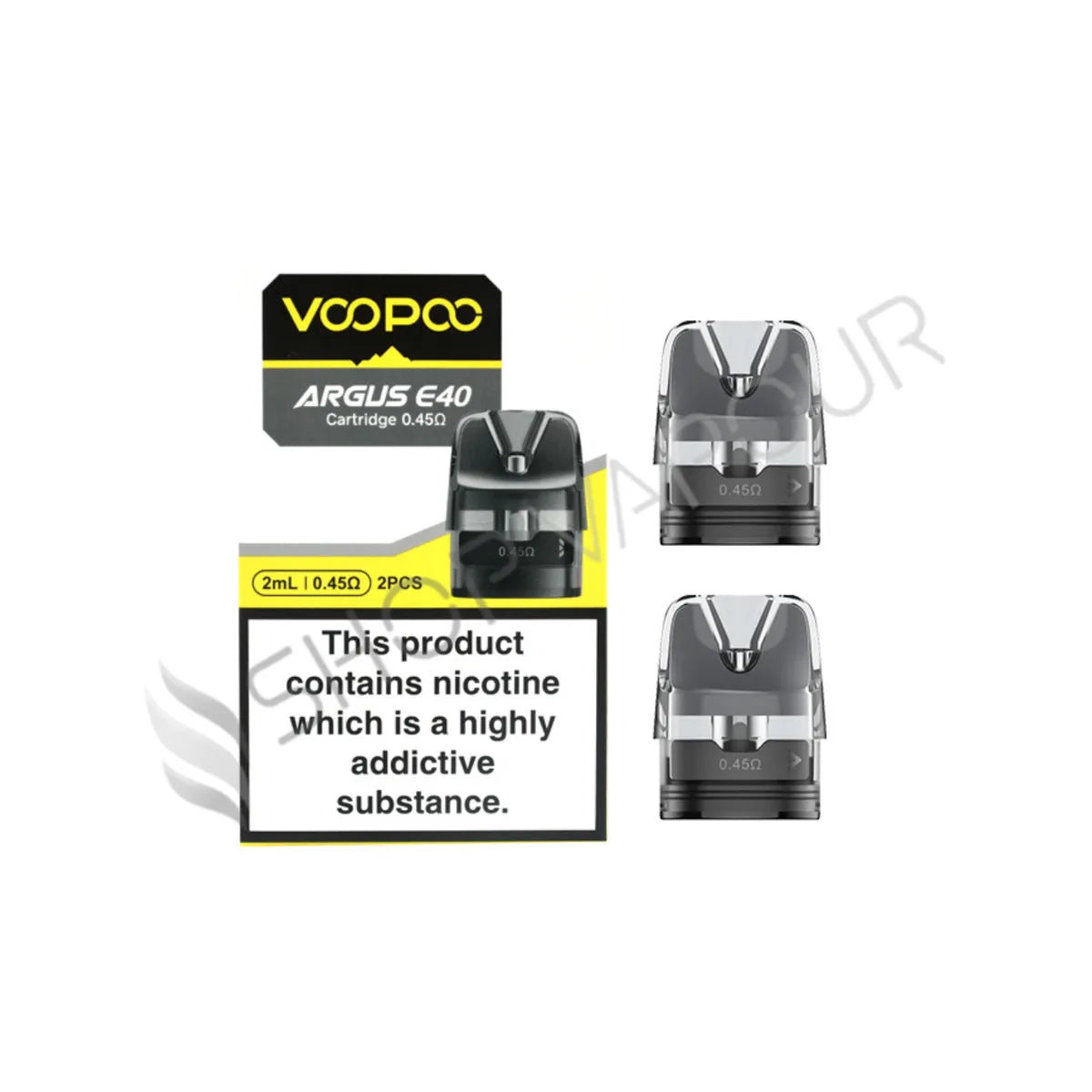 Voopoo Argus E40 Replacement Pods - 0.45 Ohm - 2ml