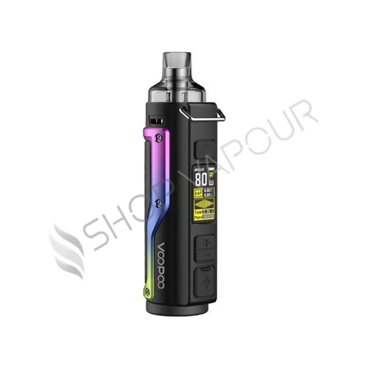 Voopoo Argus Pro Pod Vape Kit - Black and Rainbow