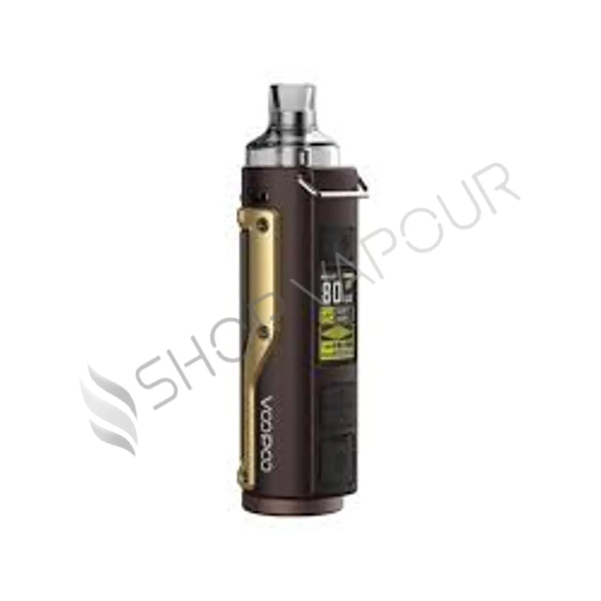 Voopoo Argus Pro Pod Vape Kit - Dark Coffee & Titanium Gold