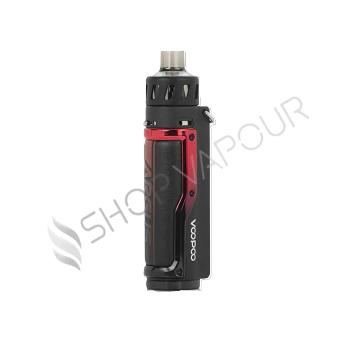 Voopoo Argus Pro Pod Vape Kit - Litchi Leather & Red