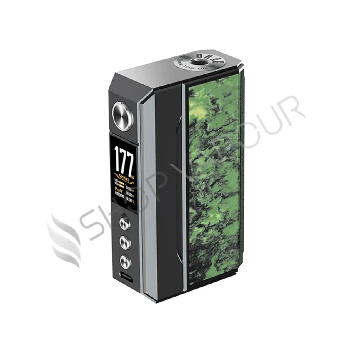 Voopoo Drag 4 Vape Mod - Gunmetal Forest Green