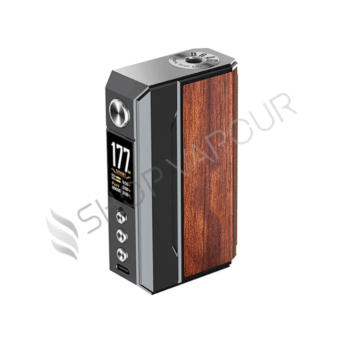 Voopoo Drag 4 Vape Mod - Gunmetal Rose Gold