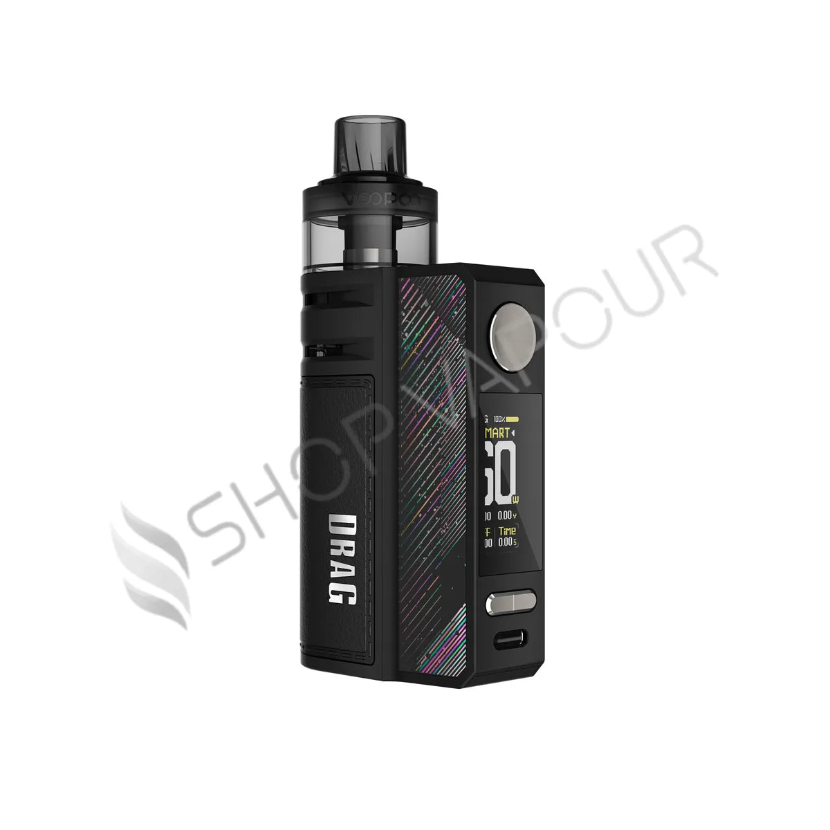 Voopoo Drag E60 Vape Kit - Obsidian Black