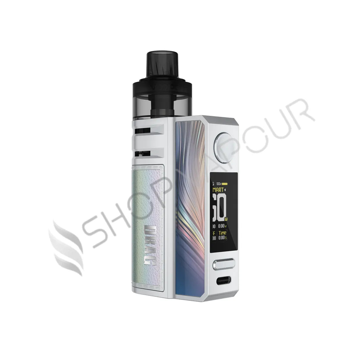 Voopoo Drag E60 Vape Kit - Rainbow Silver
