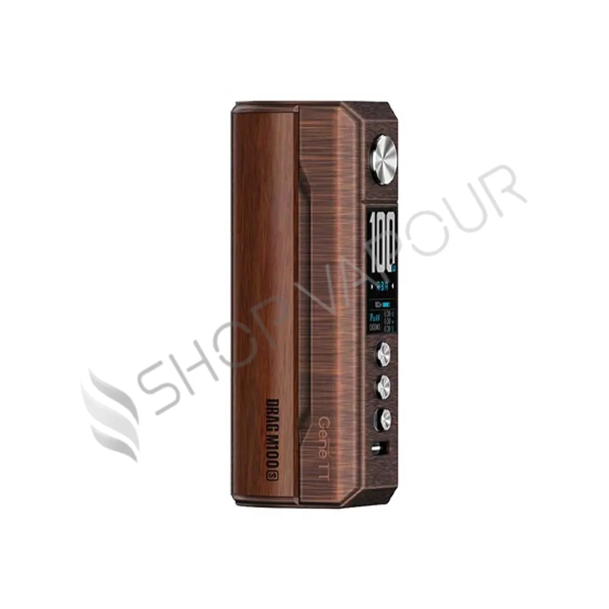 Voopoo Drag M100S Mod - Antique Brass & Padauk