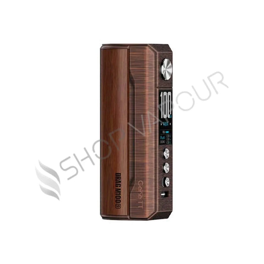 Voopoo Drag M100S Mod - Antique Brass & Padauk