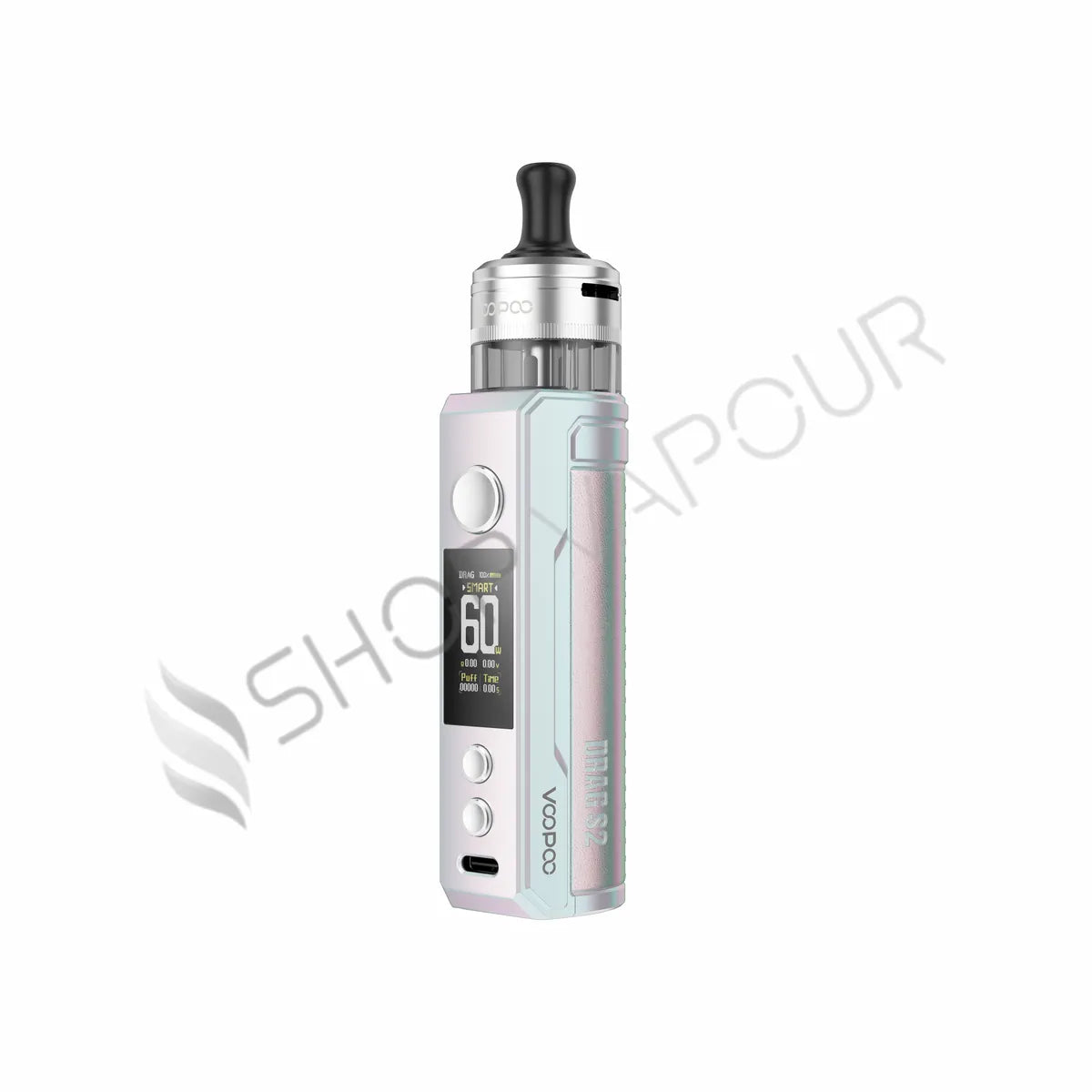 Voopoo Drag S2 Pod Vape Kit - Colourful Silver