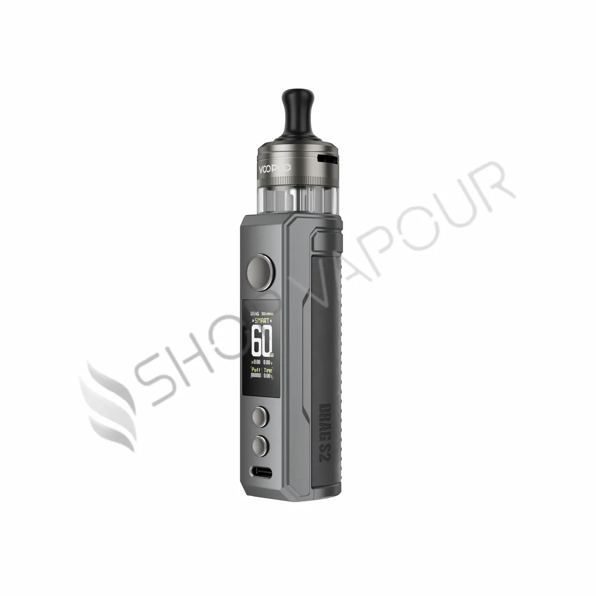 Voopoo Drag S2 Pod Vape Kit - Grey Metal