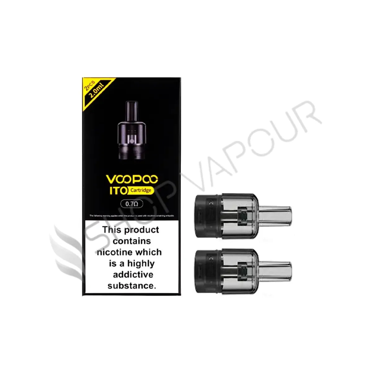 Voopoo ITO Replacement Pods Fixed-Coil Pods - 0.7 Ohm
