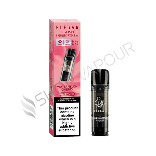Watermelon Cherry Elfa Pro Prefilled Pods by Elf Bar