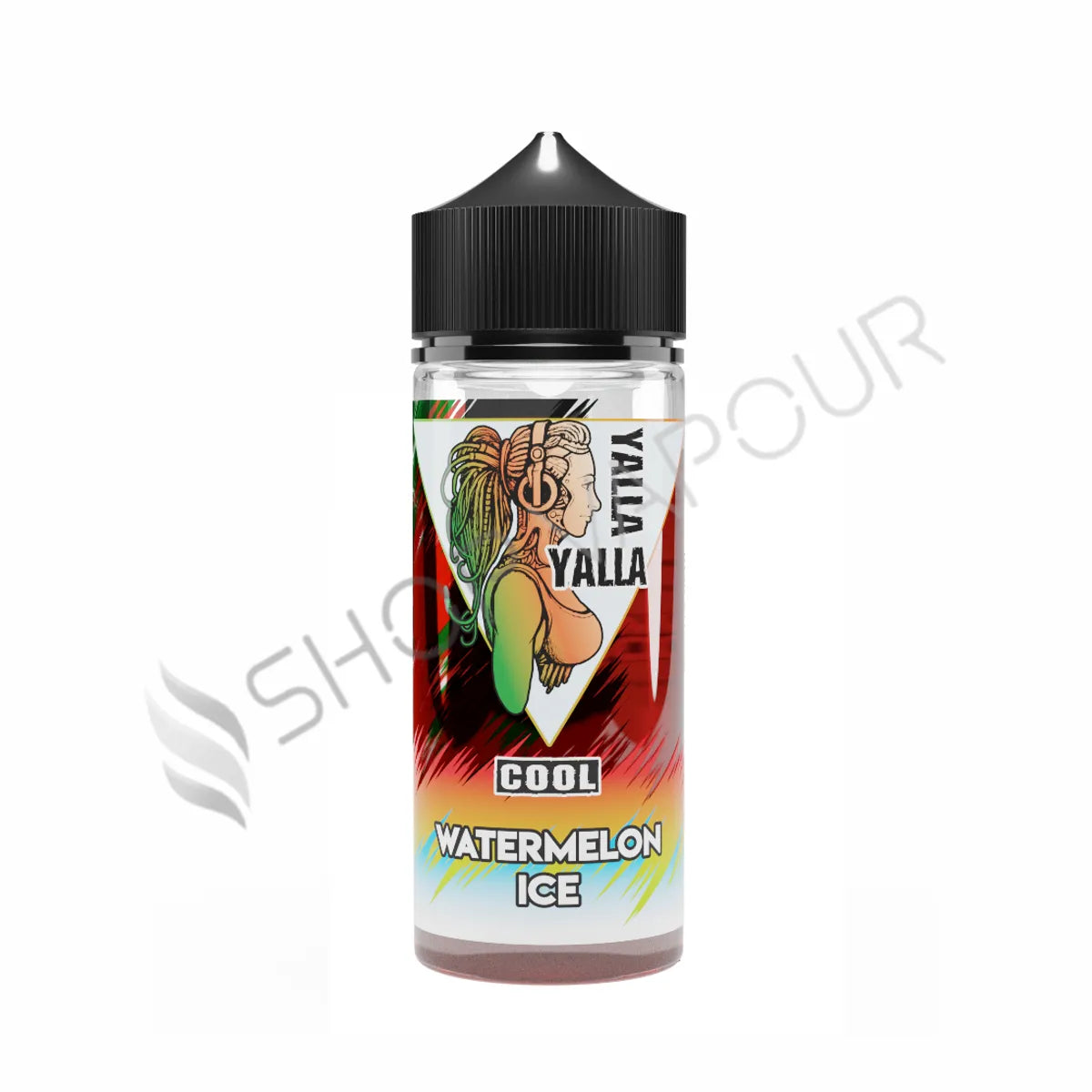 Watermelon Ice 100ml Shortfill E-Liquid by Yalla Yalla Cool