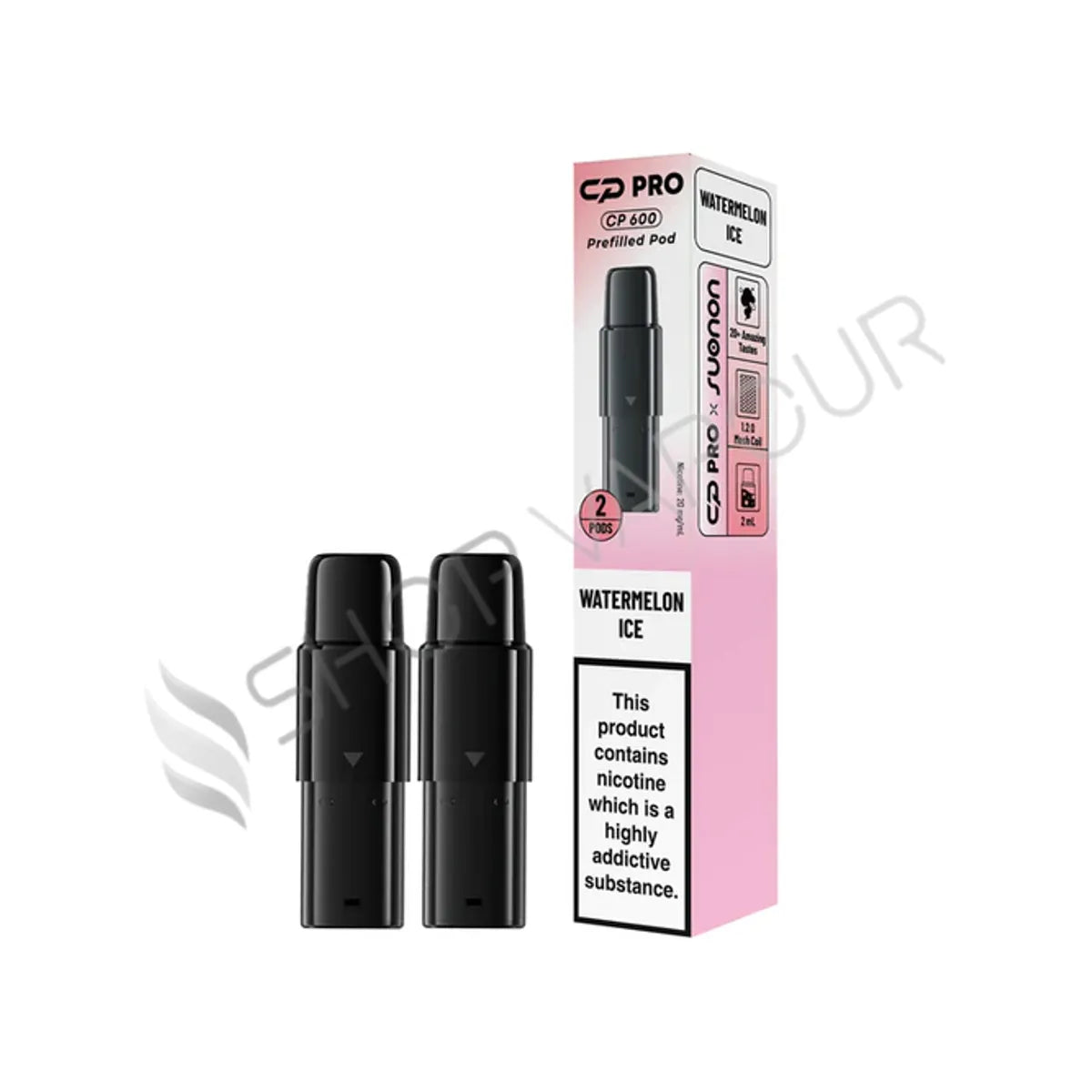 Watermelon Ice CP 600 Prefilled Pods by Crystal Pro