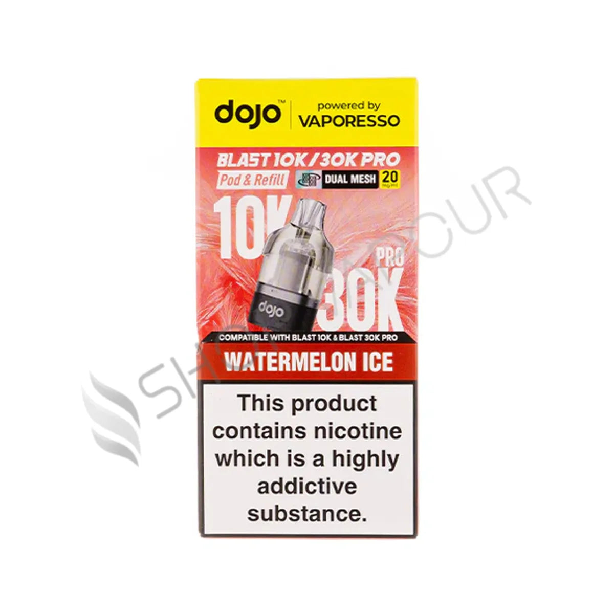 Watermelon Ice Dojo Blast 30K Pro Prefilled Pod & Refill by Vaporesso