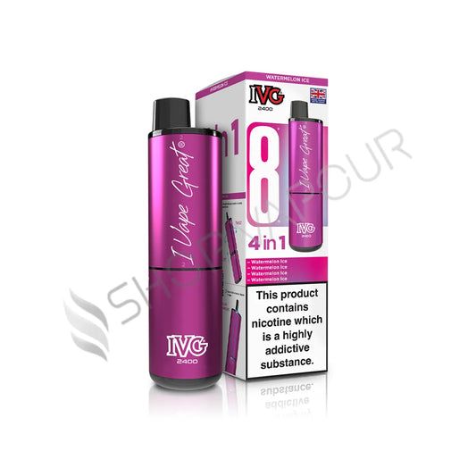 Watermelon Ice IVG 2400 Prefilled Pod Kit