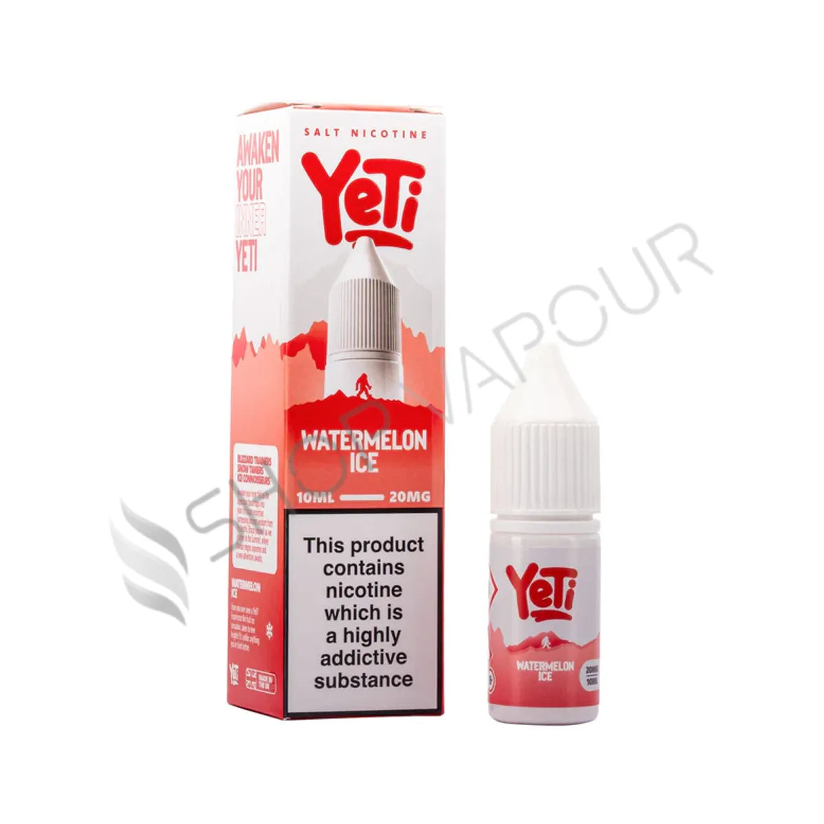 Watermelon Ice Nic Salt E-Liquid by Yeti