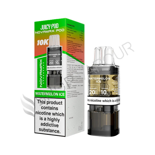 Watermelon Ice Novamax 10K Prefilled Pod & Refill by Juicy Pod