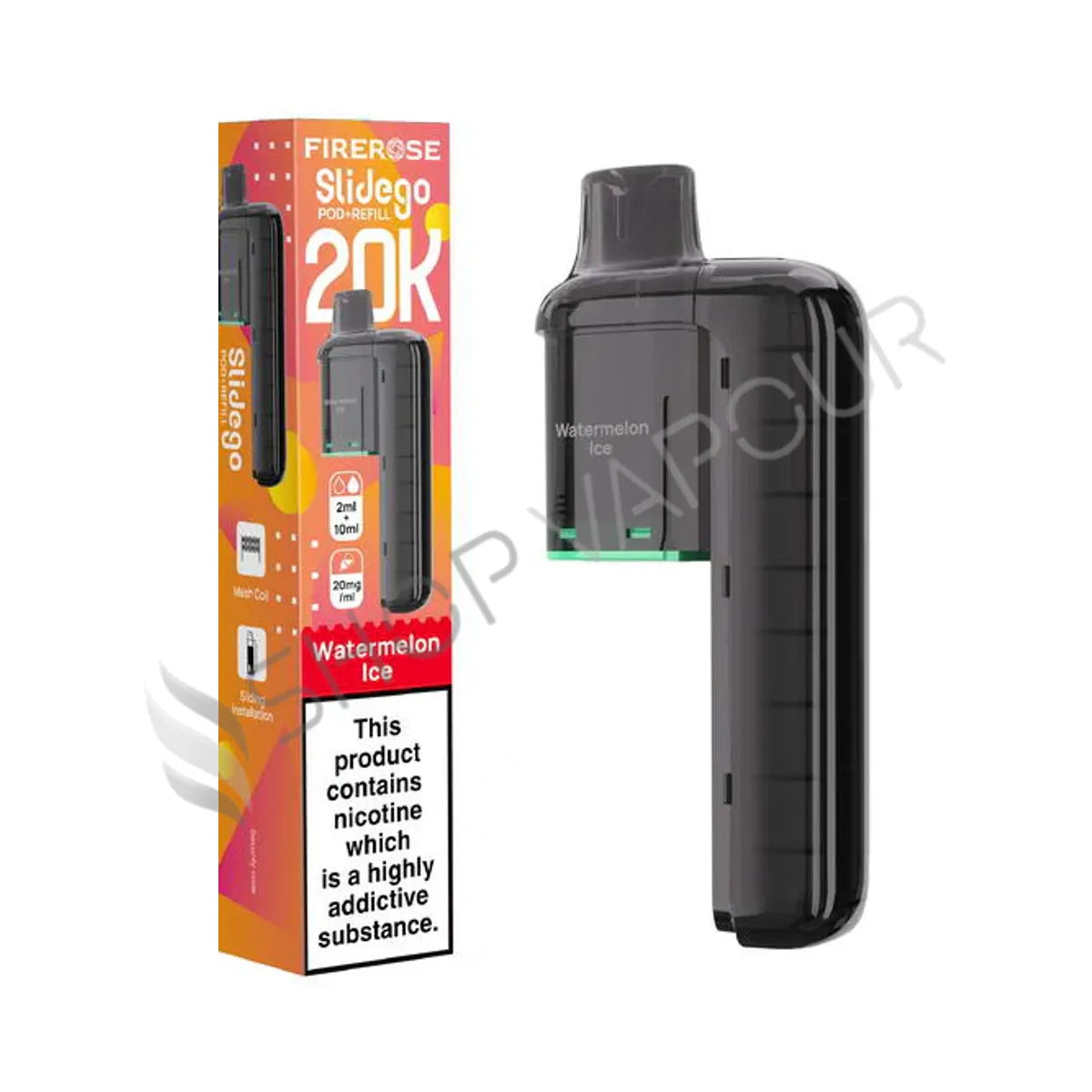 Watermelon Ice Slidego 20K Prefilled Pod & Refill by Firerose