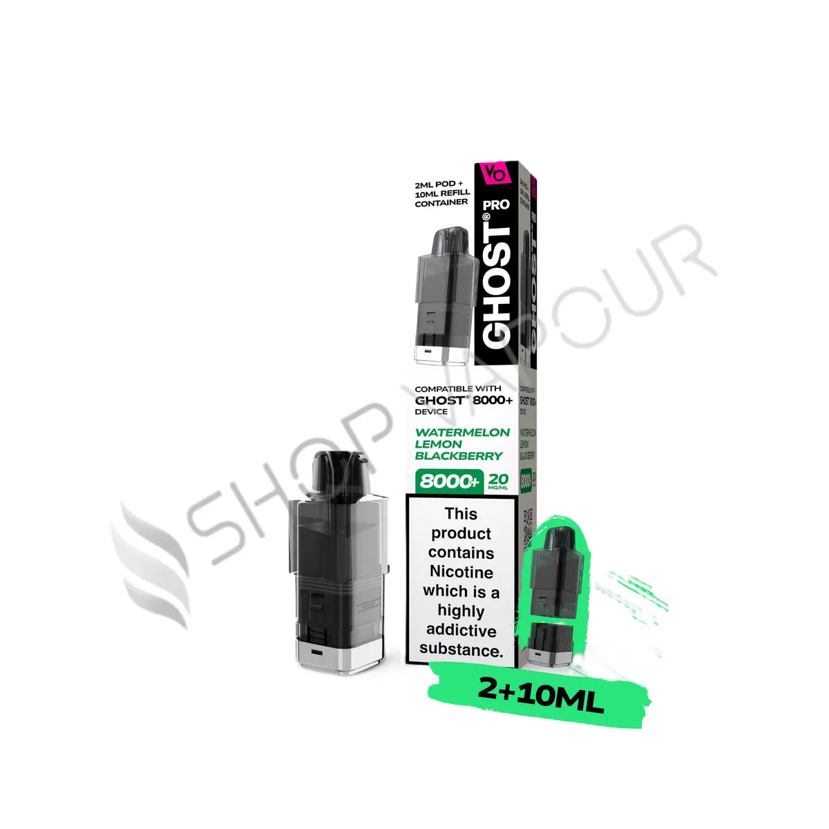 Watermelon Lemon Blackberry Pro 8000+ Prefilled Pod & Refill by Ghost