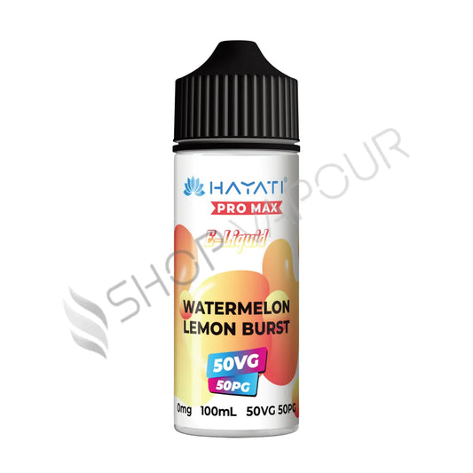 Watermelon Lemon Burst 100ml Shortfill E-Liquid by Hayati Pro Max
