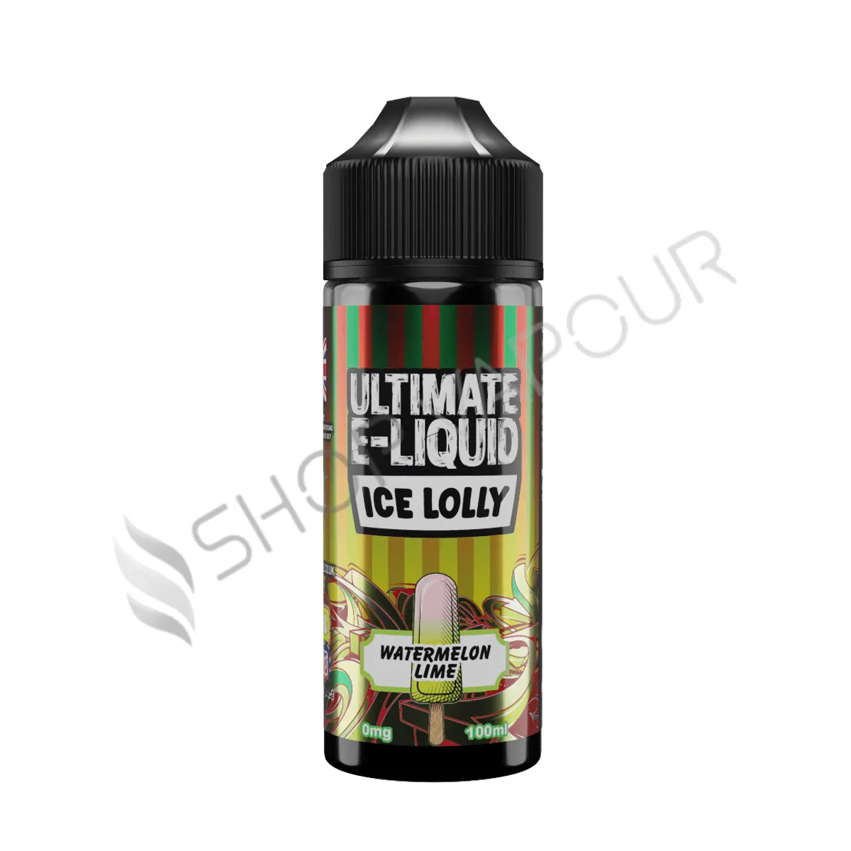 Watermelon Lime 100ml Shortfill E-liquid by Ultimate Juice Ice Lolly
