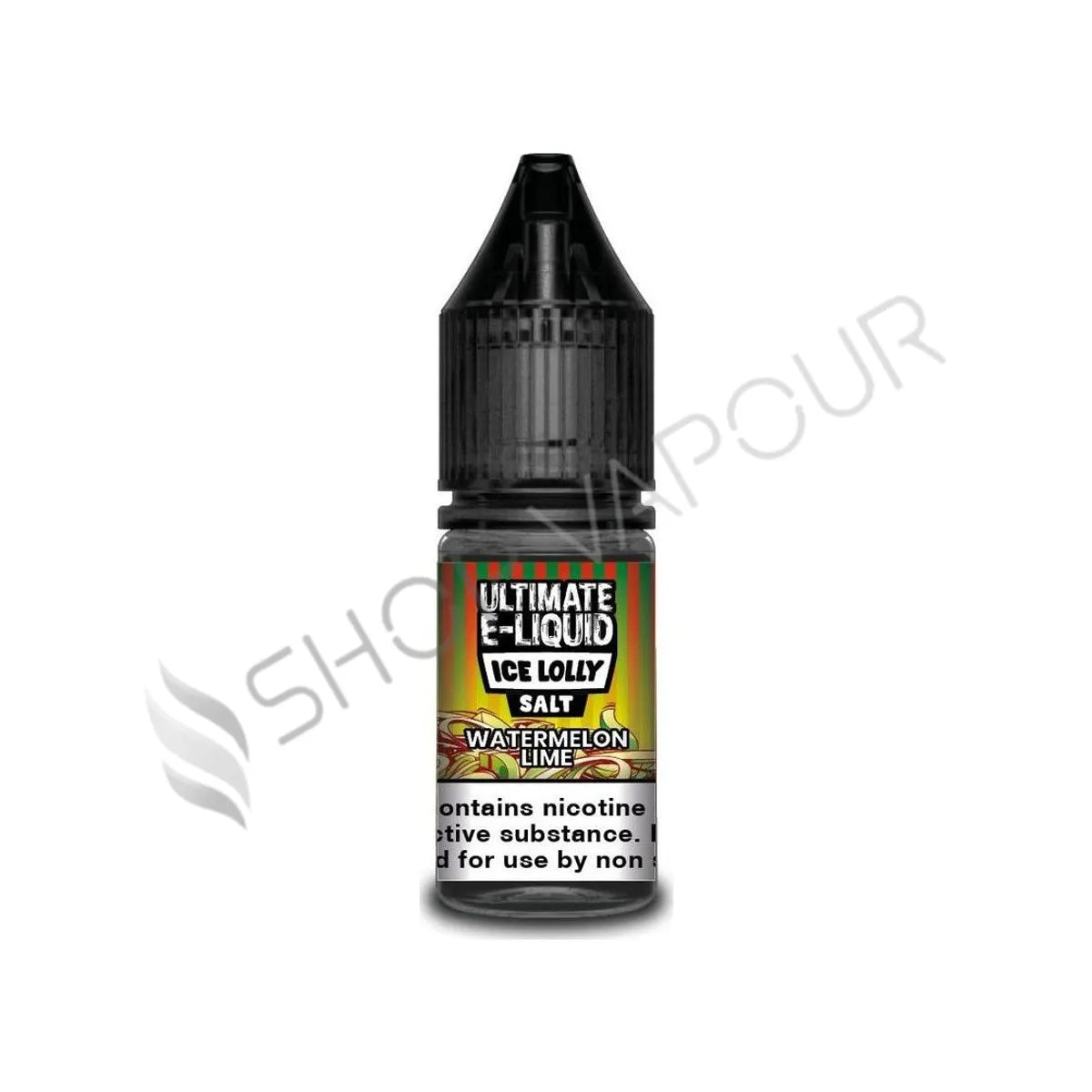 Watermelon Lime Nic Salt E-liquid by Ultimate Juice Ice Lolly
