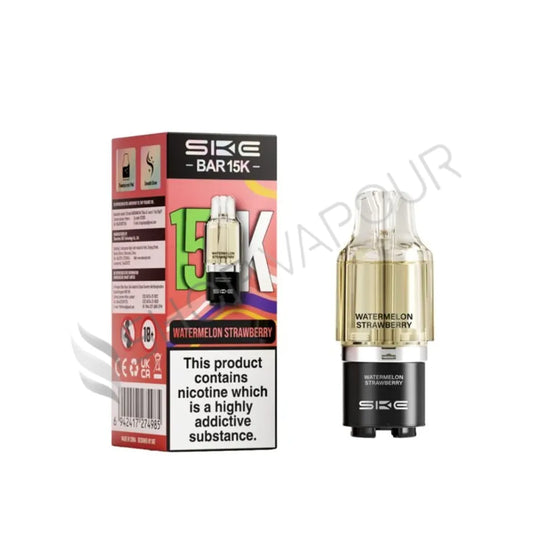 Watermelon Strawberry Bar 15K Prefilled Pod & Refill by SKE