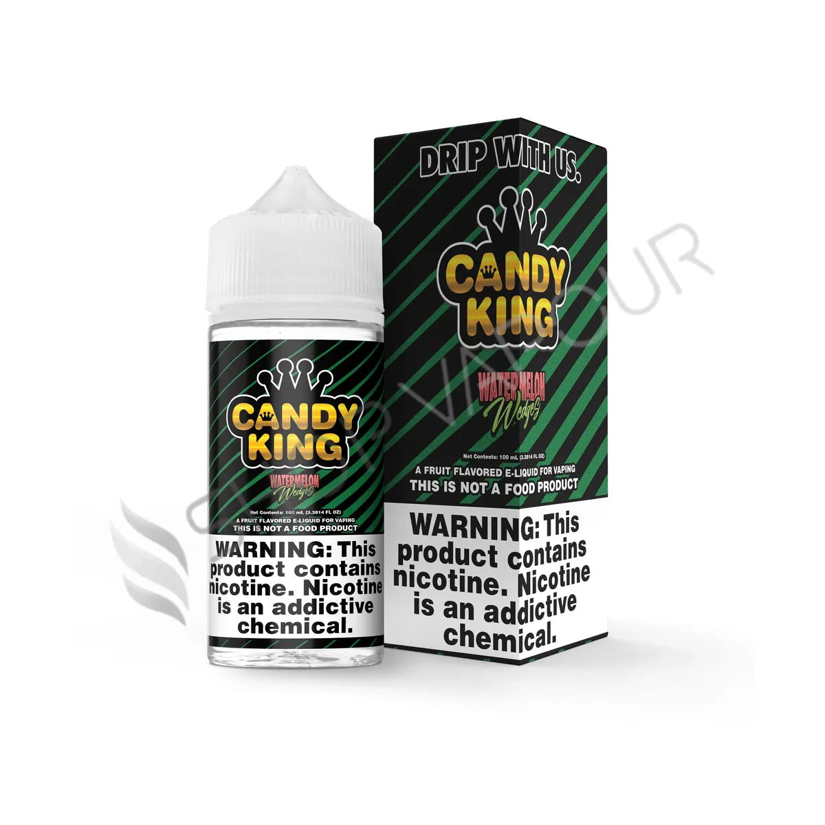 Watermelon Wedges 100ml Shortfill by Candy King