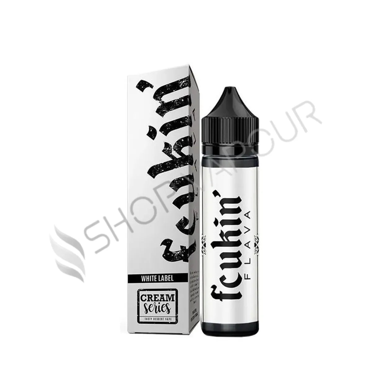White Label 50ml Shortfill E-Liquid by Fcukin’ Flava