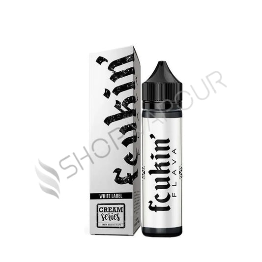 White Label 50ml Shortfill E-Liquid by Fcukin’ Flava