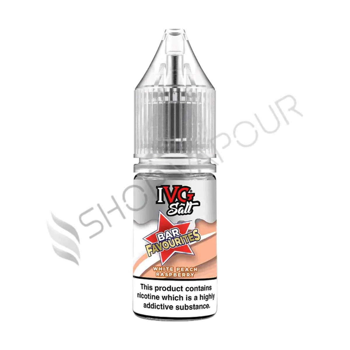 White Peach Raspberry Nic Salt E-Liquid by IVG Bar Favourites