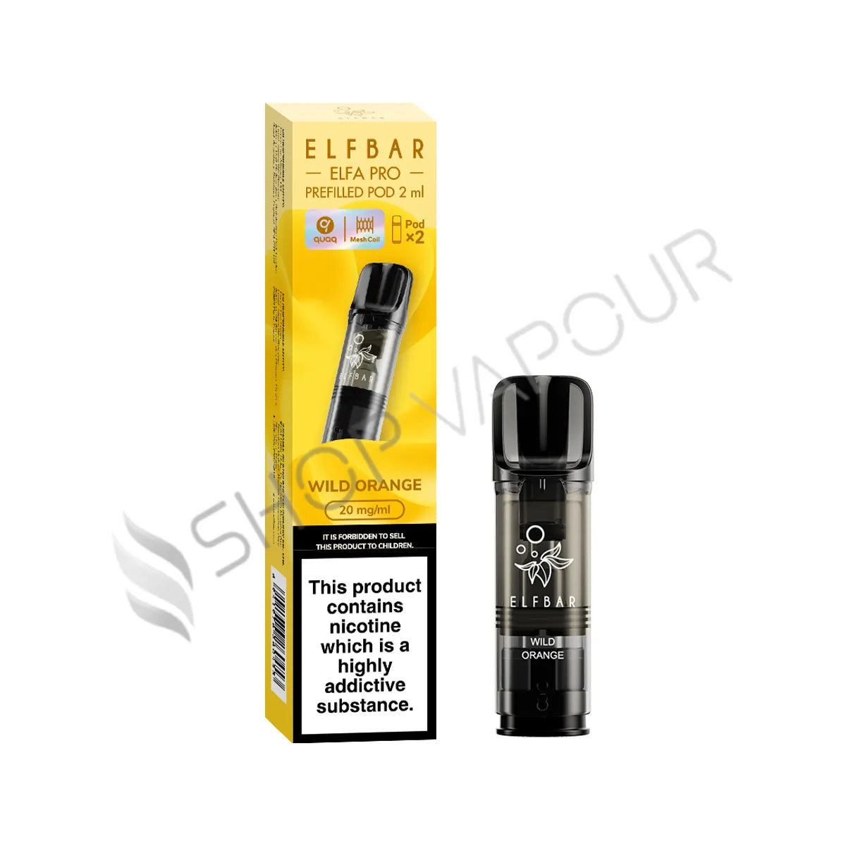 Wild Orange Elfa Pro Prefilled Pods by Elf Bar