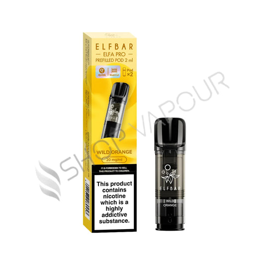 Wild Orange Elfa Pro Prefilled Pods by Elf Bar
