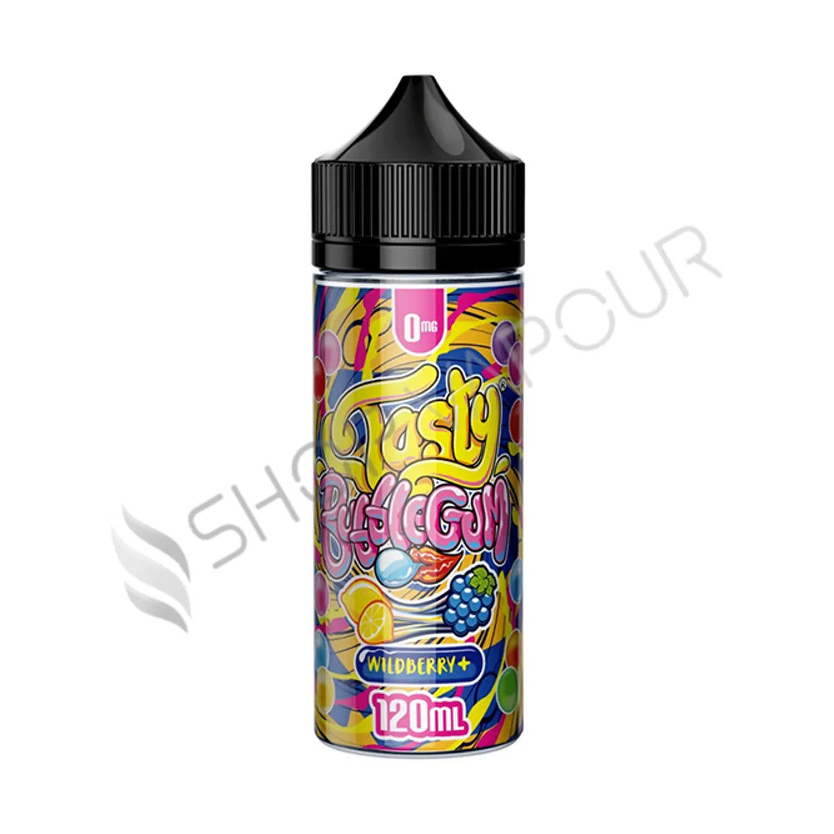 Wildberry+ 100ml Shortfill E-Liquid by Tasty Bubblegum