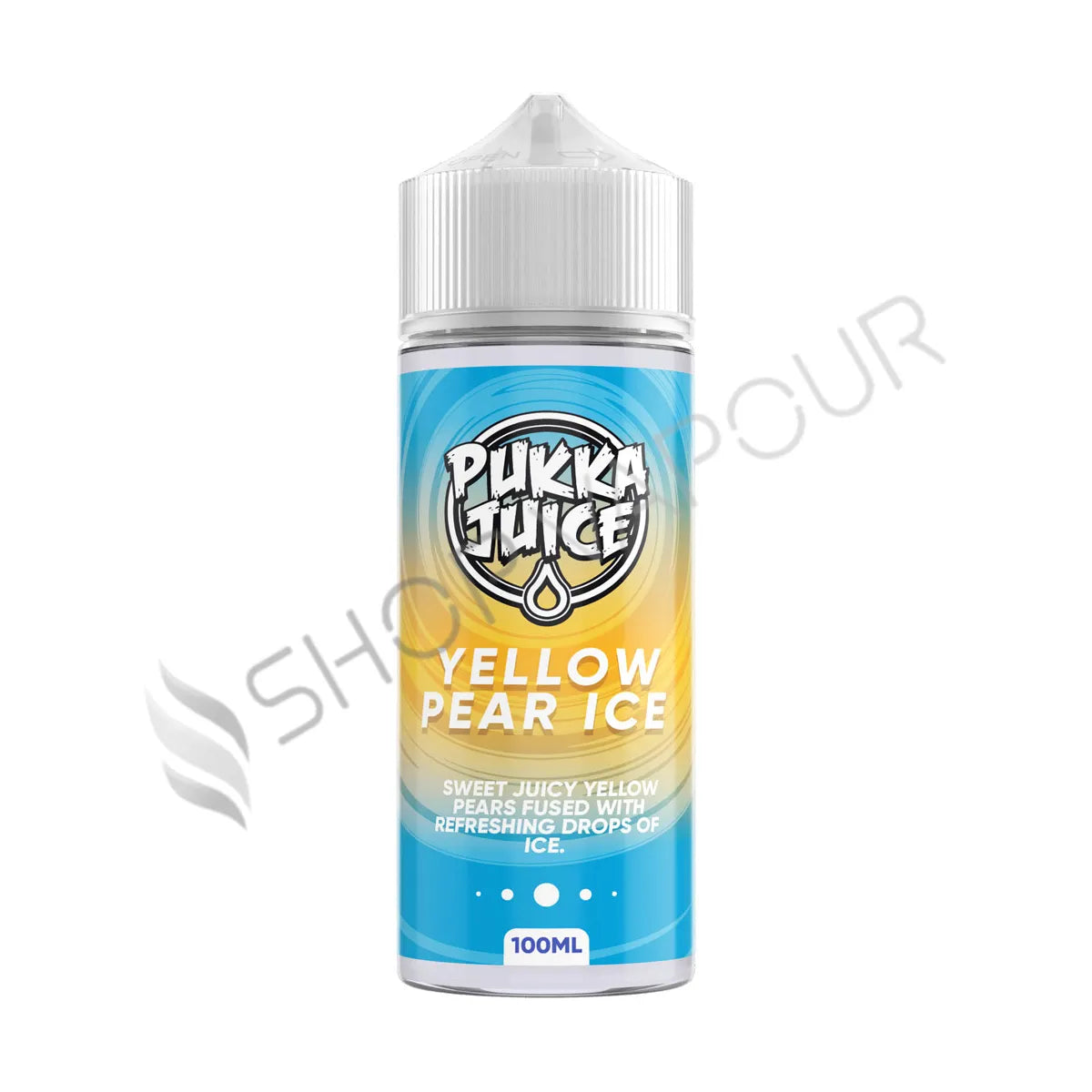 Yellow Pear Ice 100ml E-Liquid Shortfill by Pukka Juice