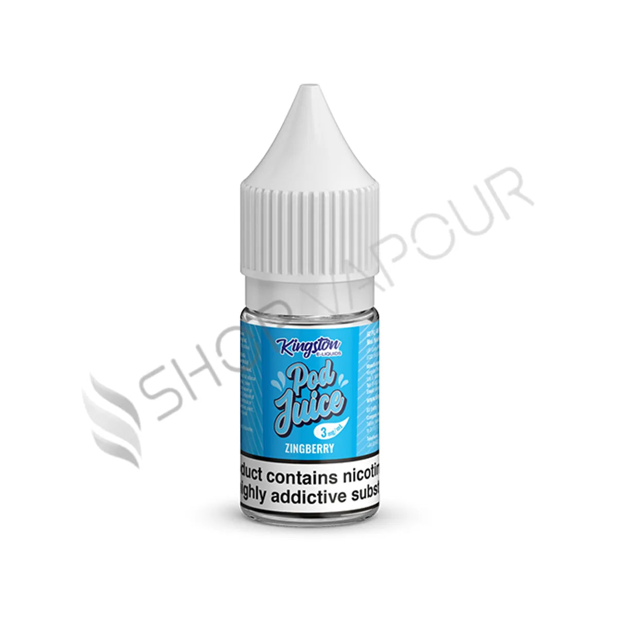 Zingberry 10ml E-Liquid by Kingston Pod Juice