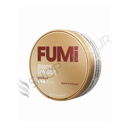 Zingy Ginger Nicotine Pouches by FUMI - Regular